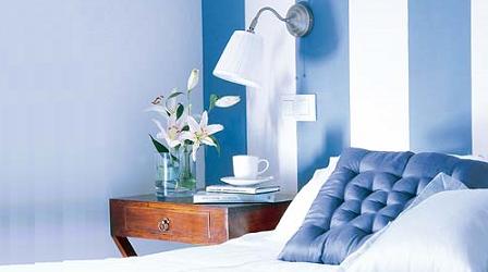 Manualidades, decoración, pintura...: Dormitorio a rayas
