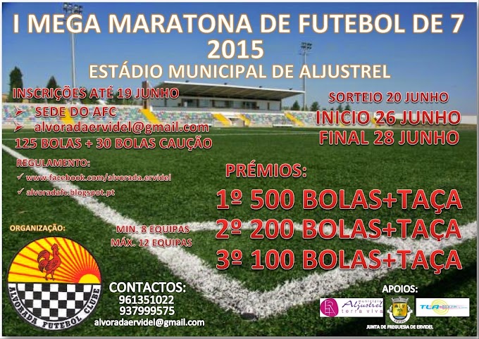 Alvorada FC organiza I Mega Maratona de Futebol 7!