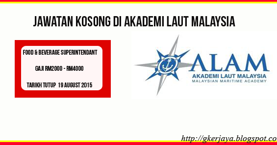 Jawatan Kosong Di Akademi Laut Malaysia Jawatan Kosong Terkini