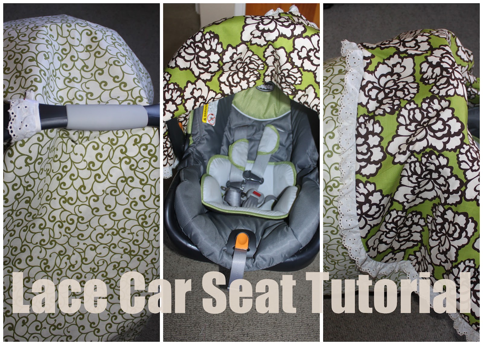 Keeping Up With Us Jones' Car Seat Canopy Tutorial