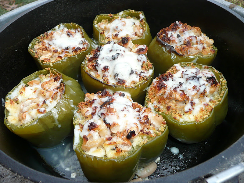 Everyday Dutch Oven Greek Stuffed Peppers
