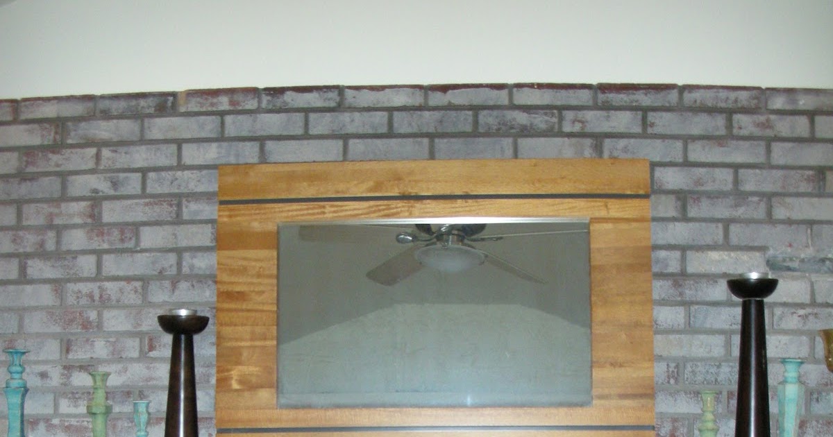 Swoon Style and Home Mirror, mirror on the newly painted brick wall