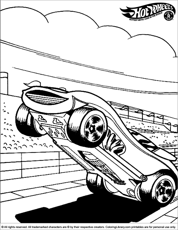 Hot Wheels Cars Coloring Pages Free (12 Image) – Colorings.net