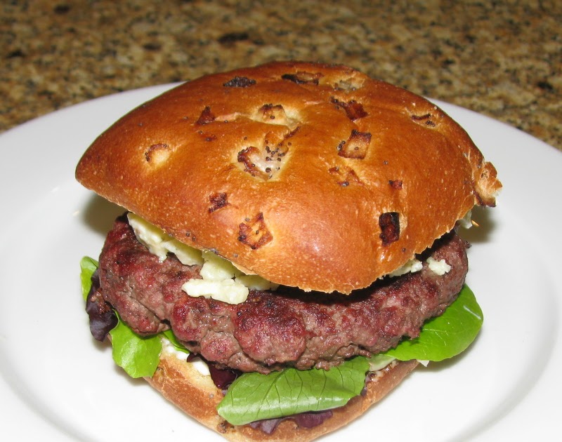The Four Points Foodie Blue Cheese Buffalo Burgers