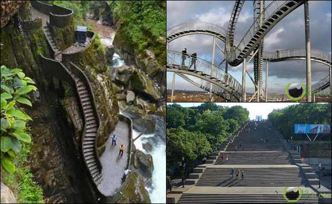 7 Tangga Aneh dan Mengerikan di Dunia 7 Tangga Aneh dan Mengerikan di Dunia