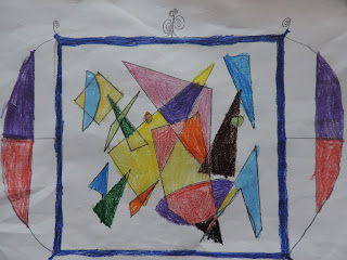 hallucinatory shapes drawn by child