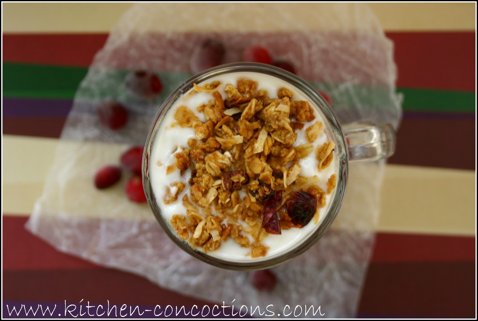 Day 9 Winter Fruit and Yogurt Parfait Kitchen Concoctions