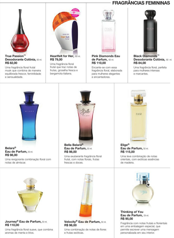 Mary Kay Fragrance Comparison Chart