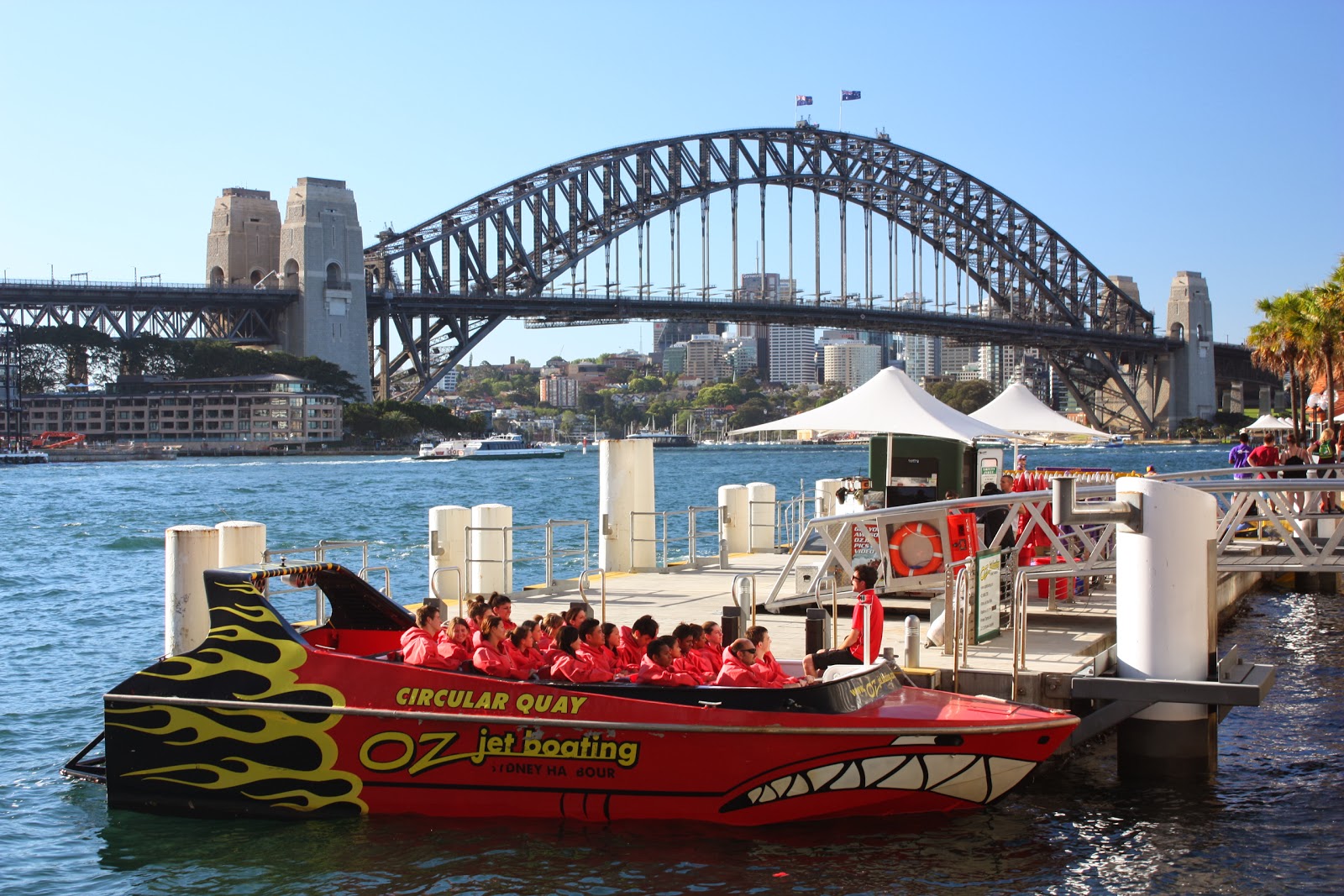 Sydney City and Suburbs Circular Quay, jet boating