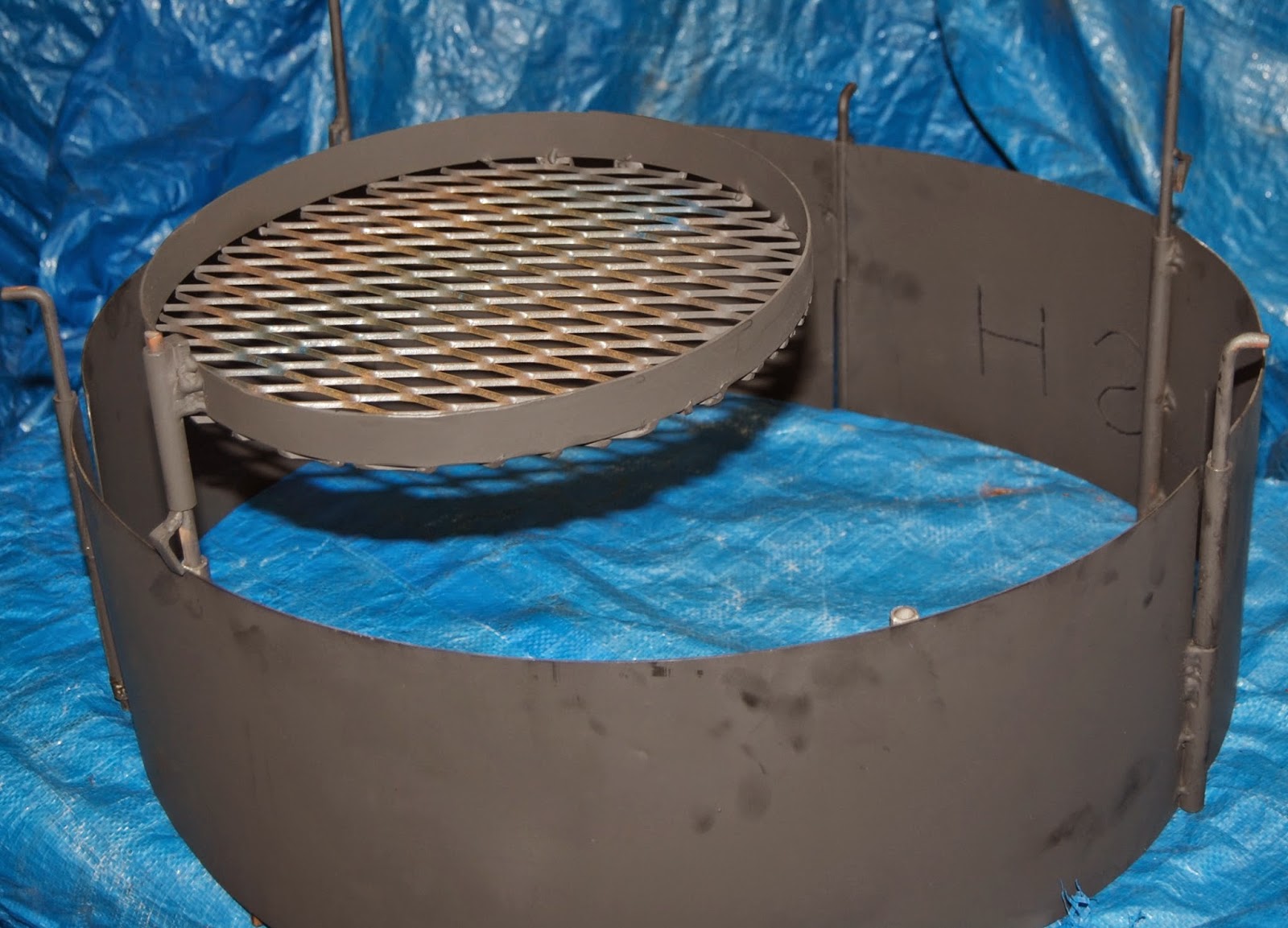 Orchem Pumps Ultimate Portable Fire Ring, Cooking and Smoker Station