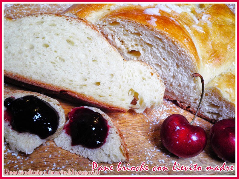 Pan brioche con lievito madre