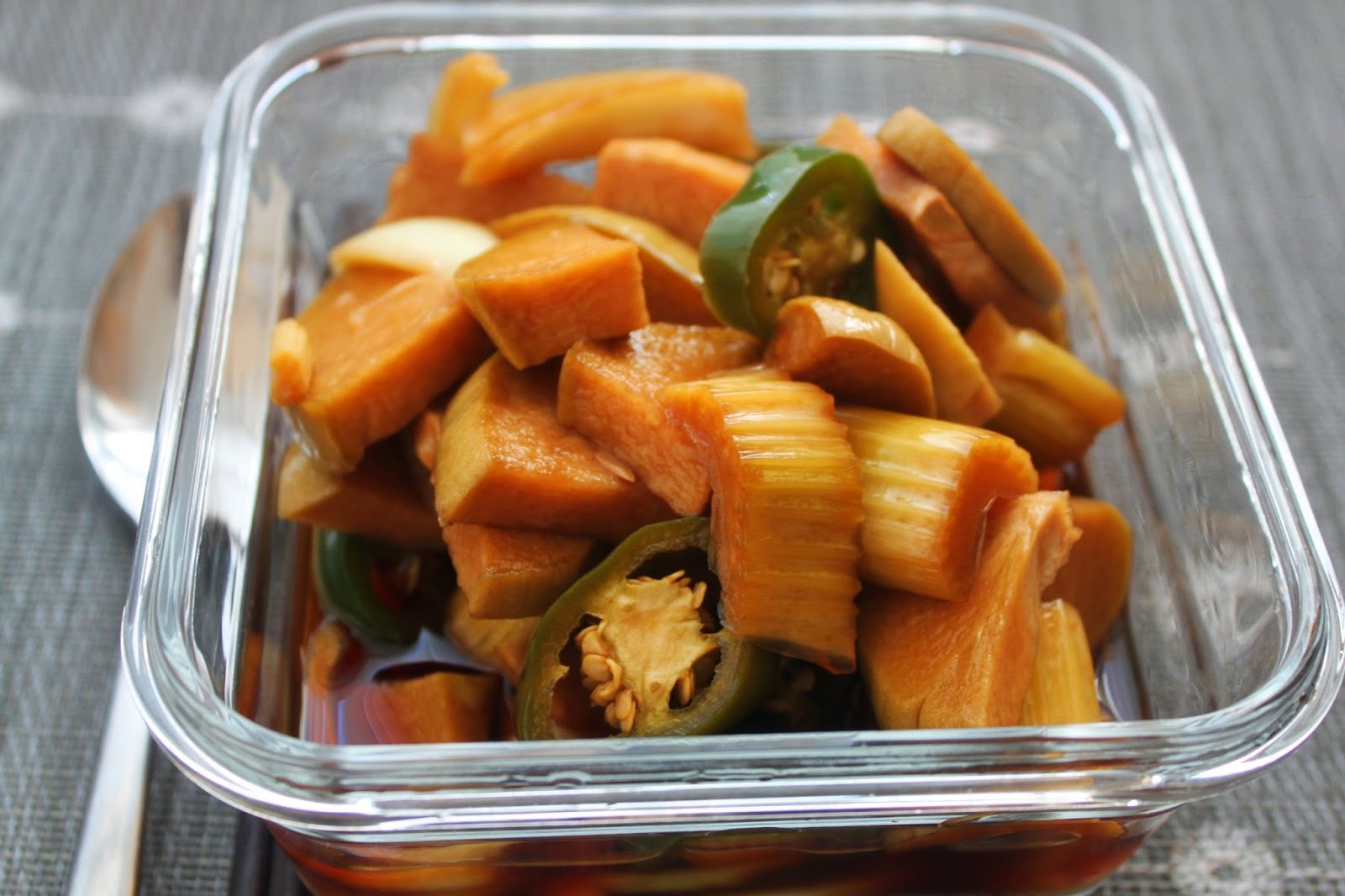 Chayote pickle Ms.J's Green Table