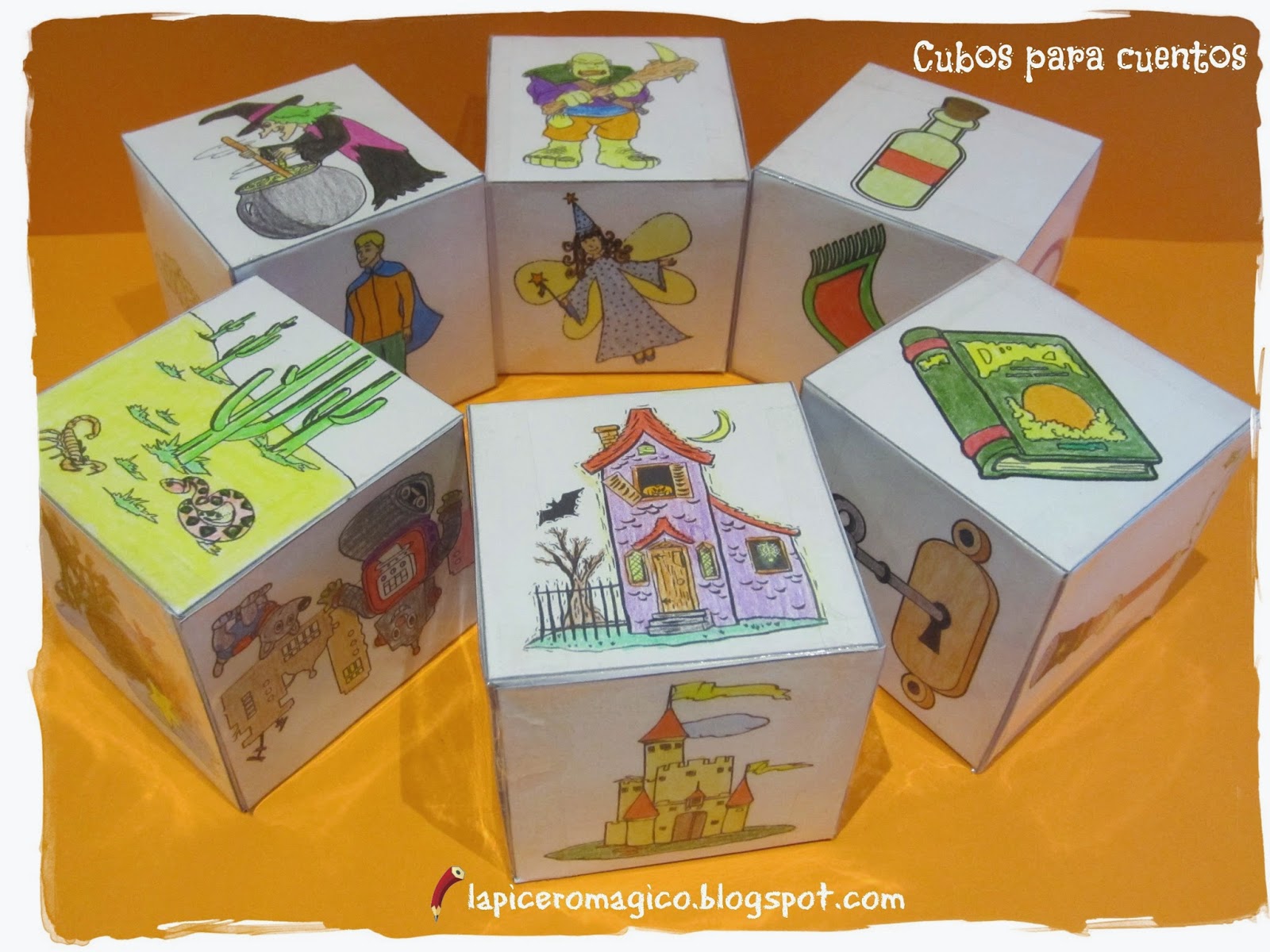 Resultado de imagen para cubos cuenta cuentos