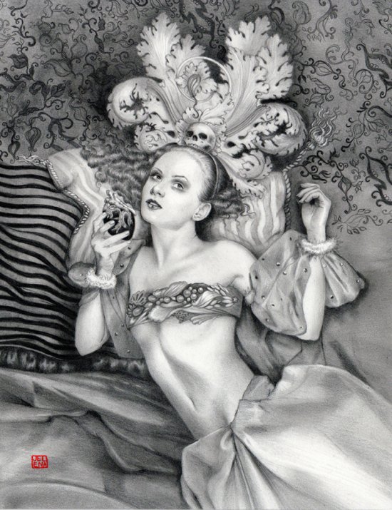 Jel Ena pinturas sensuais eróticas fantasia surrealismo