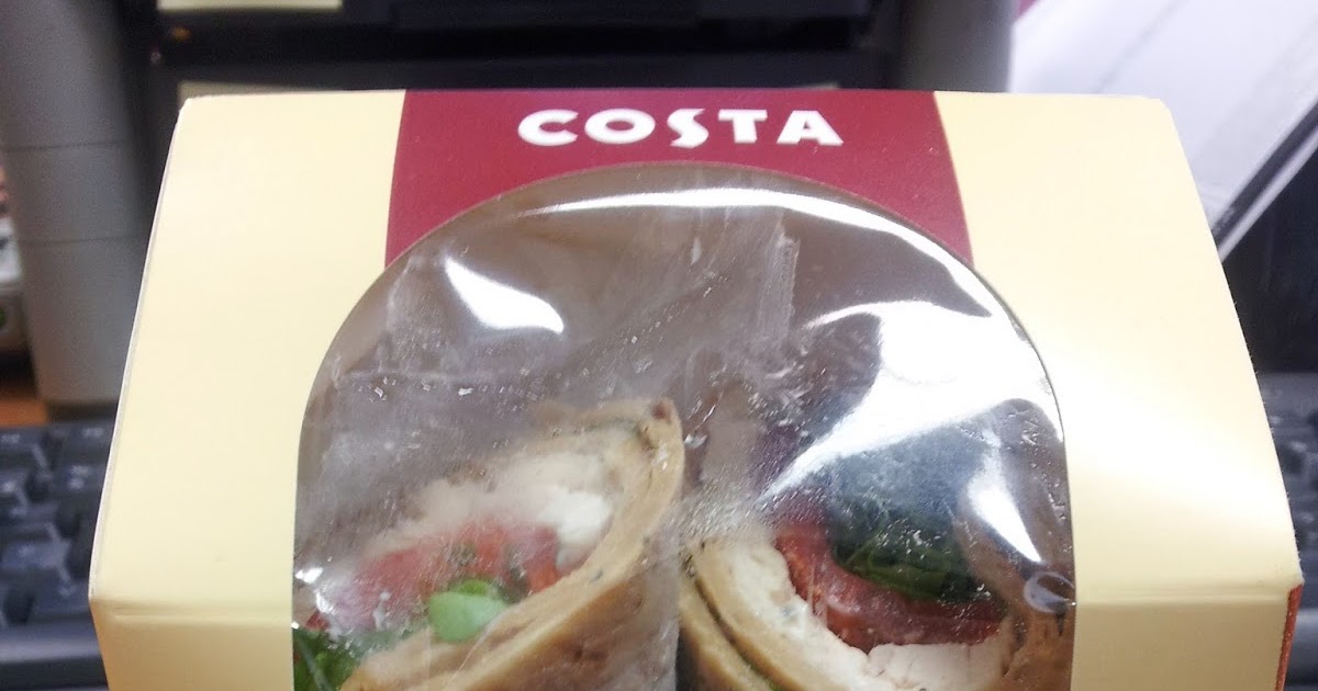 The Only Way is GlutenFree New glutenfree wraps at Costa Coffee