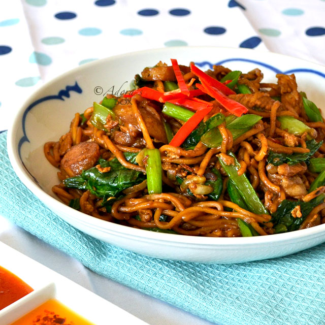 Adora's Box FRIED EGG NOODLES WITH PORK AND CHOI SUM