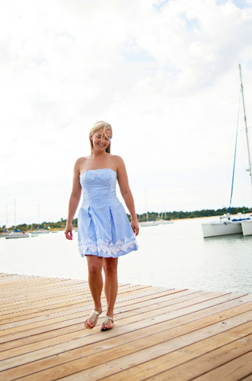 Let the Tide Pull Your Dreams Ashore Southern Frock