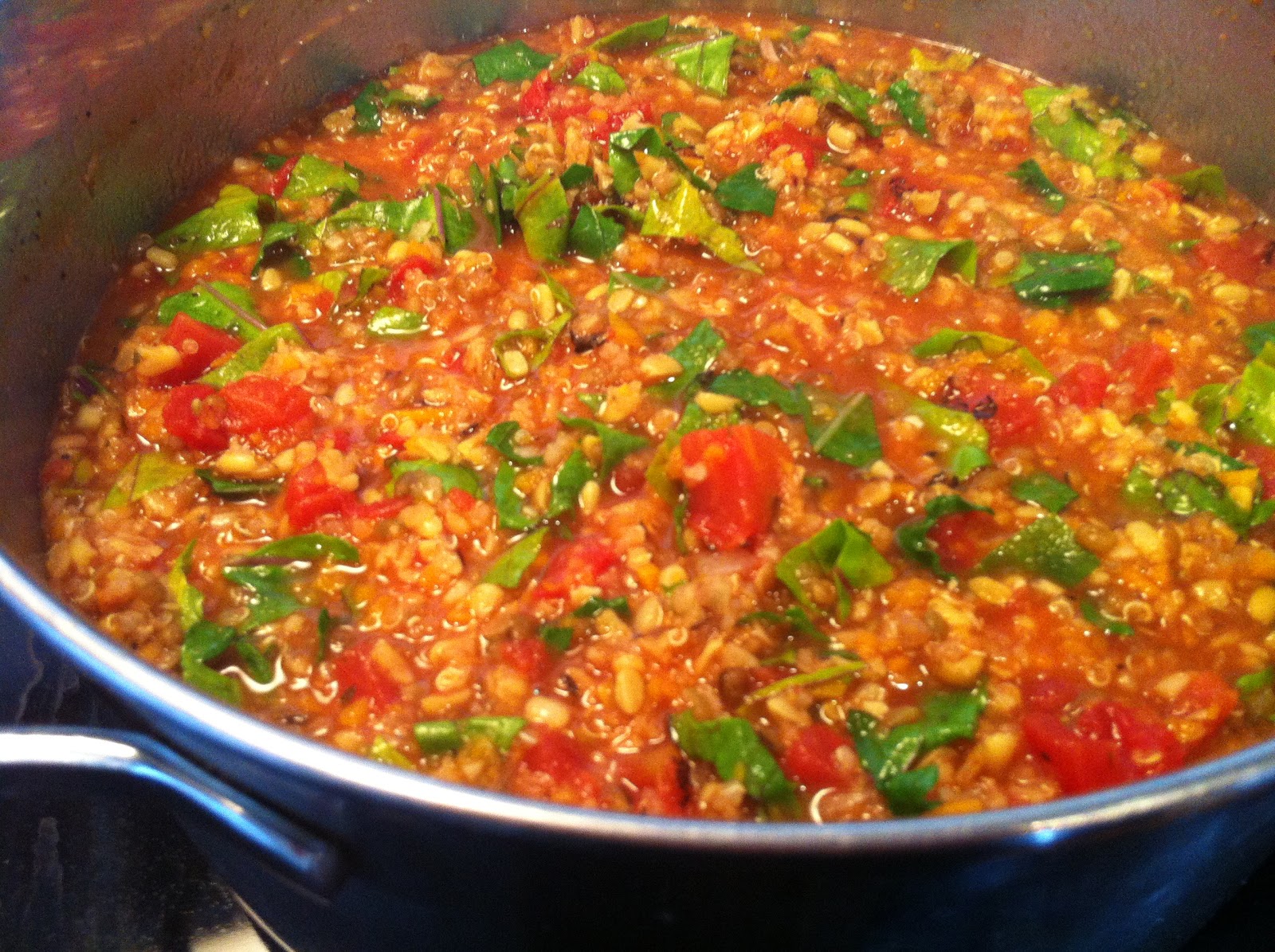 Recipes from 4EveryKitchen Hearty Kale, Lentil & Quinoa Soup