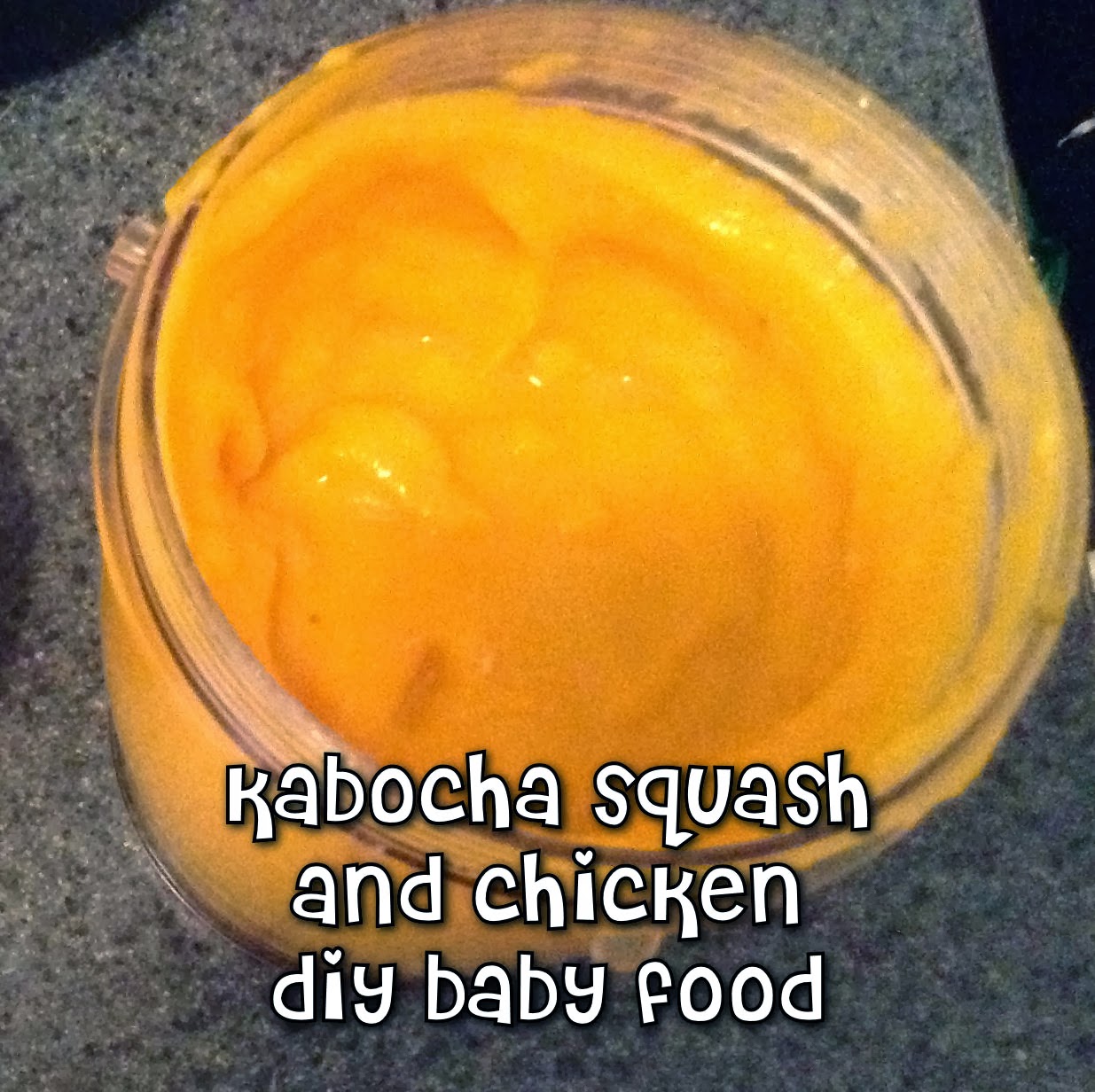 Kabocha Squash and Chicken DIY Baby Food Recipe First Time Mom and