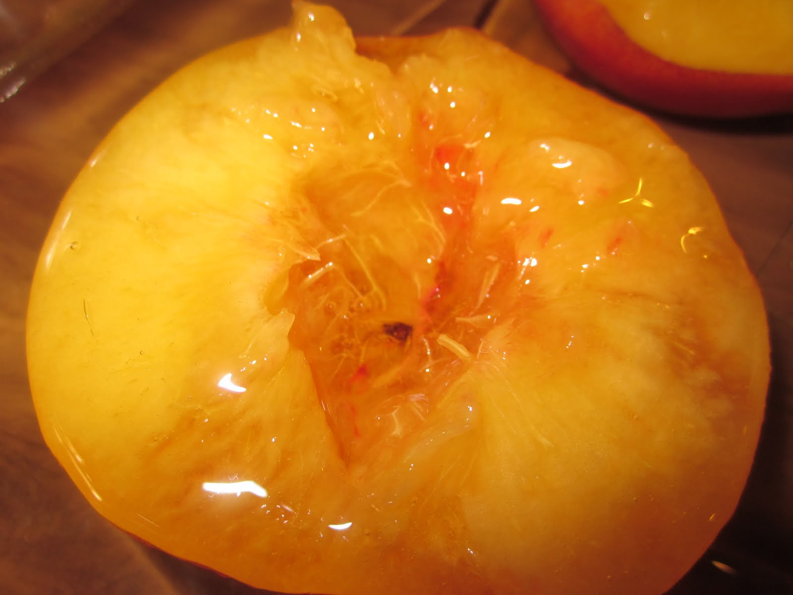 lovely clear and sweet. Honey Baked Nectarines with Vanilla & Brown Sugar