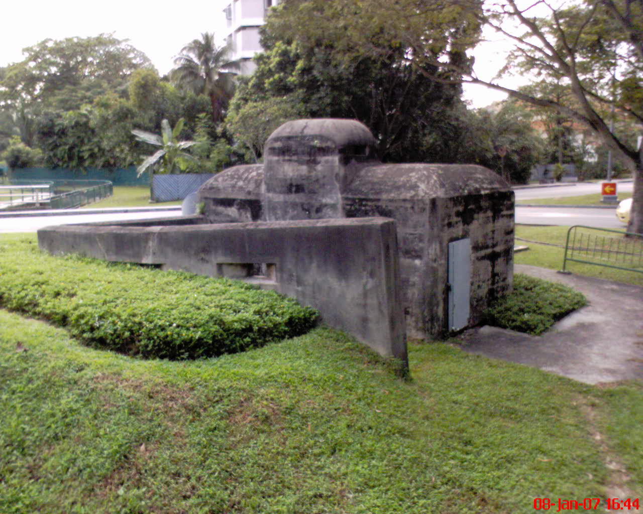 Malaya Command Pill Boxes & Bunkers in Singapore, Penang & Malaya