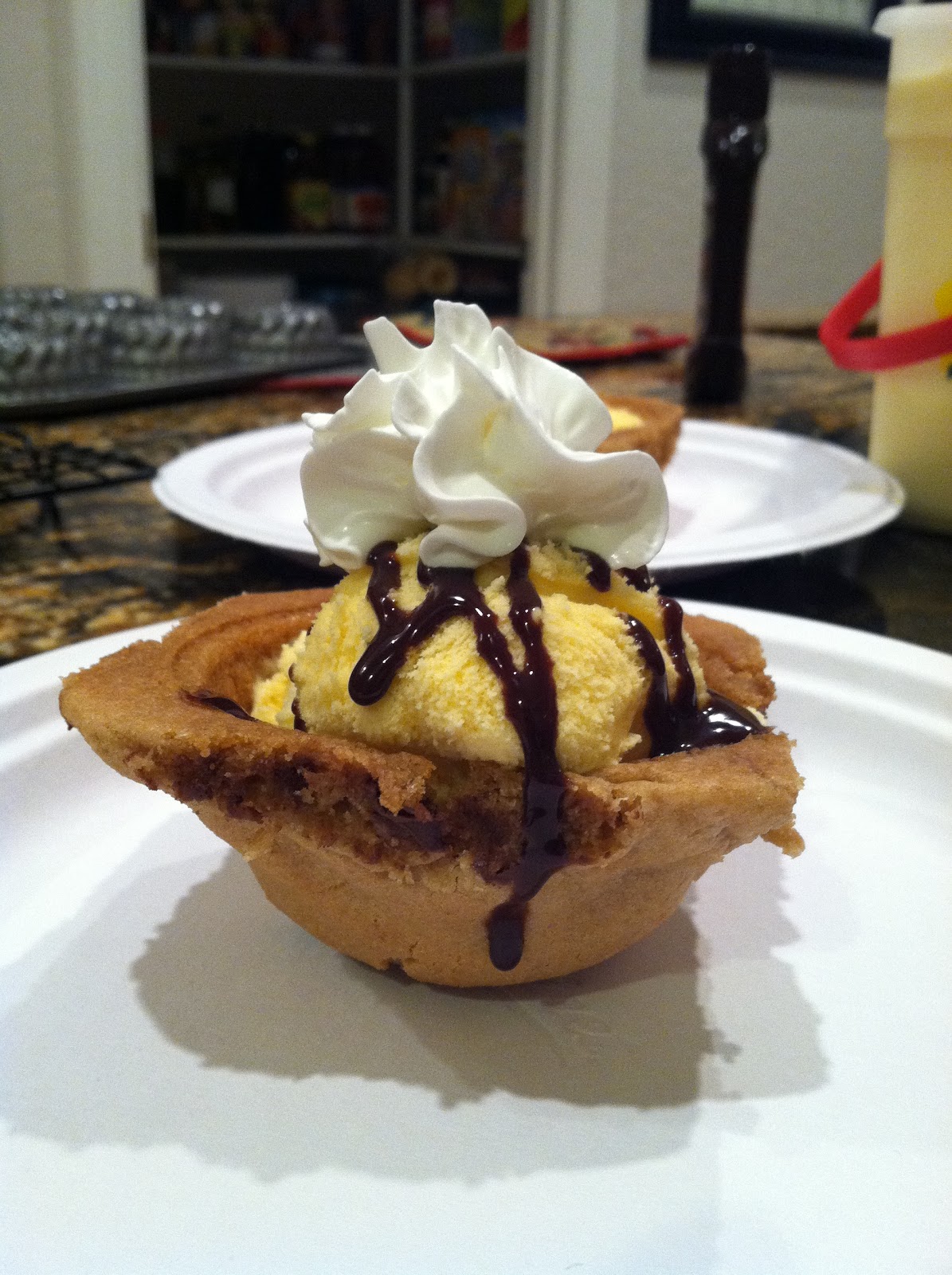 Kelsea's Kitchen Cookie Cups with Ice Cream