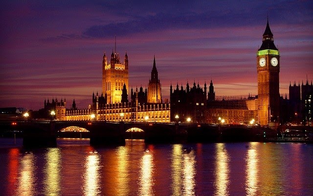 big ben london at night
