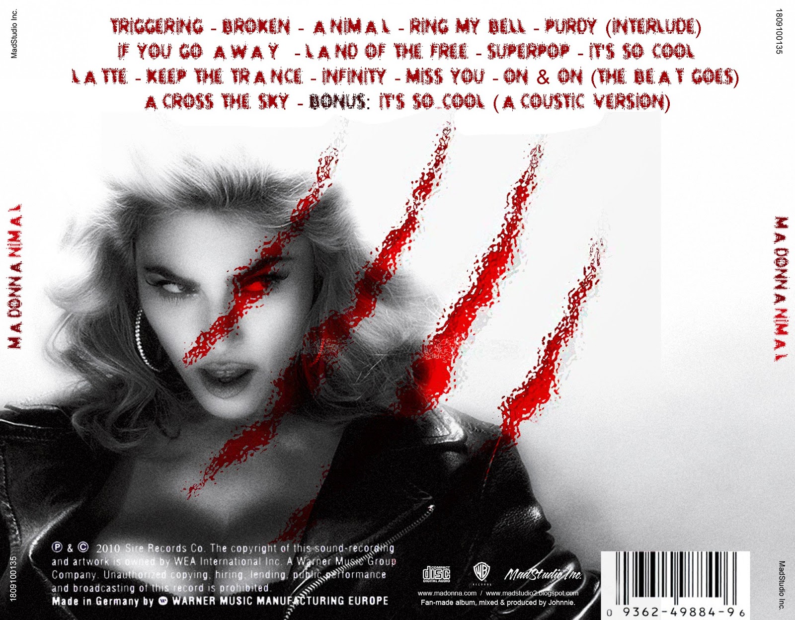 Madonna FanMade Covers: Animal - Unreleased Collection