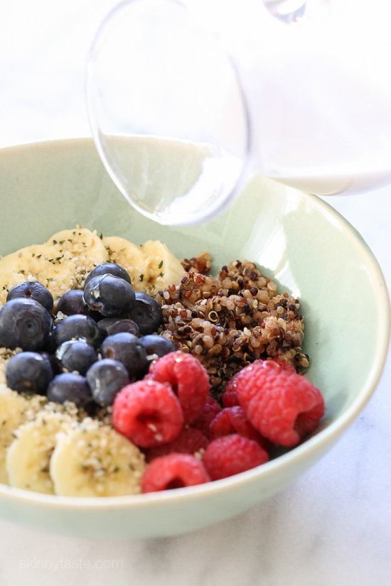 Berry Quinoa Breakfast Bowls Skinnytaste Information Society