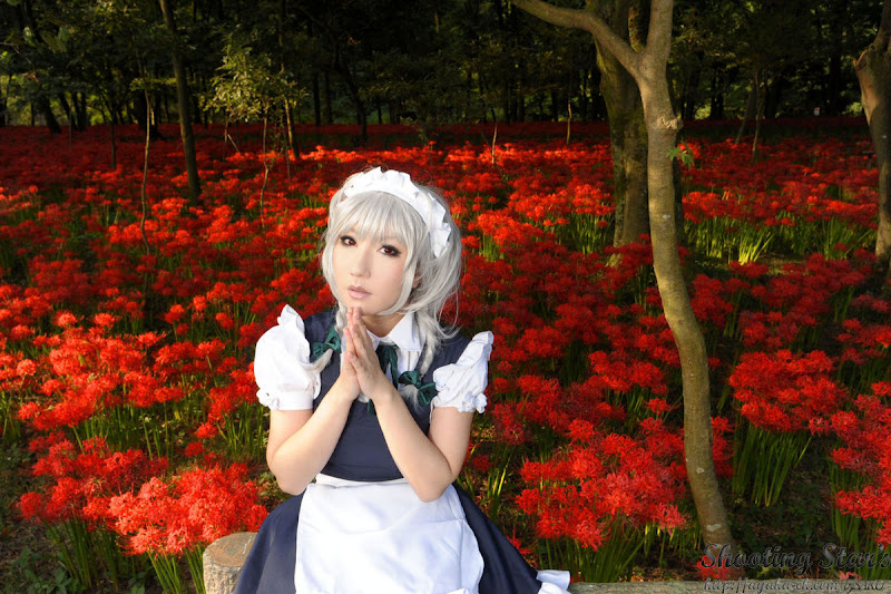 CosRain.Com Sakuya＇s COSPLAY - The Touhou Project