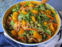 Pasta Salad with Olives and Mandarin Oranges