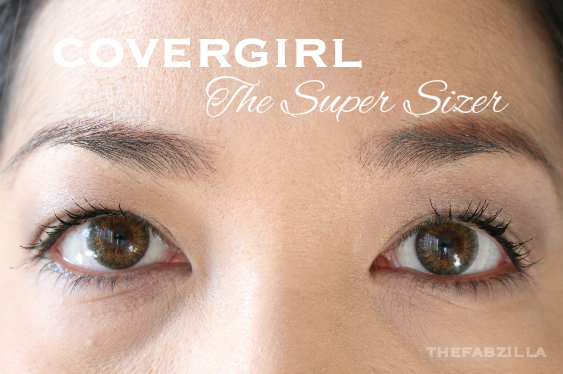 covergirl intensify me by lashblast liquid liner, covergirl super sizer mascara, review, how to apply mascara
