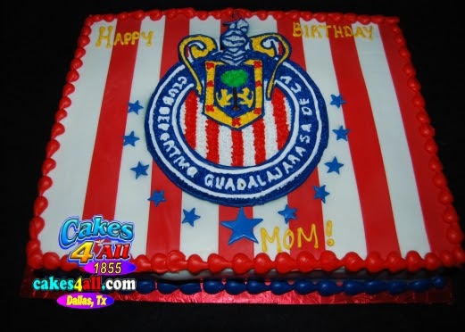 cakes 4 all in Dallas logo de las chivas cake Dallas