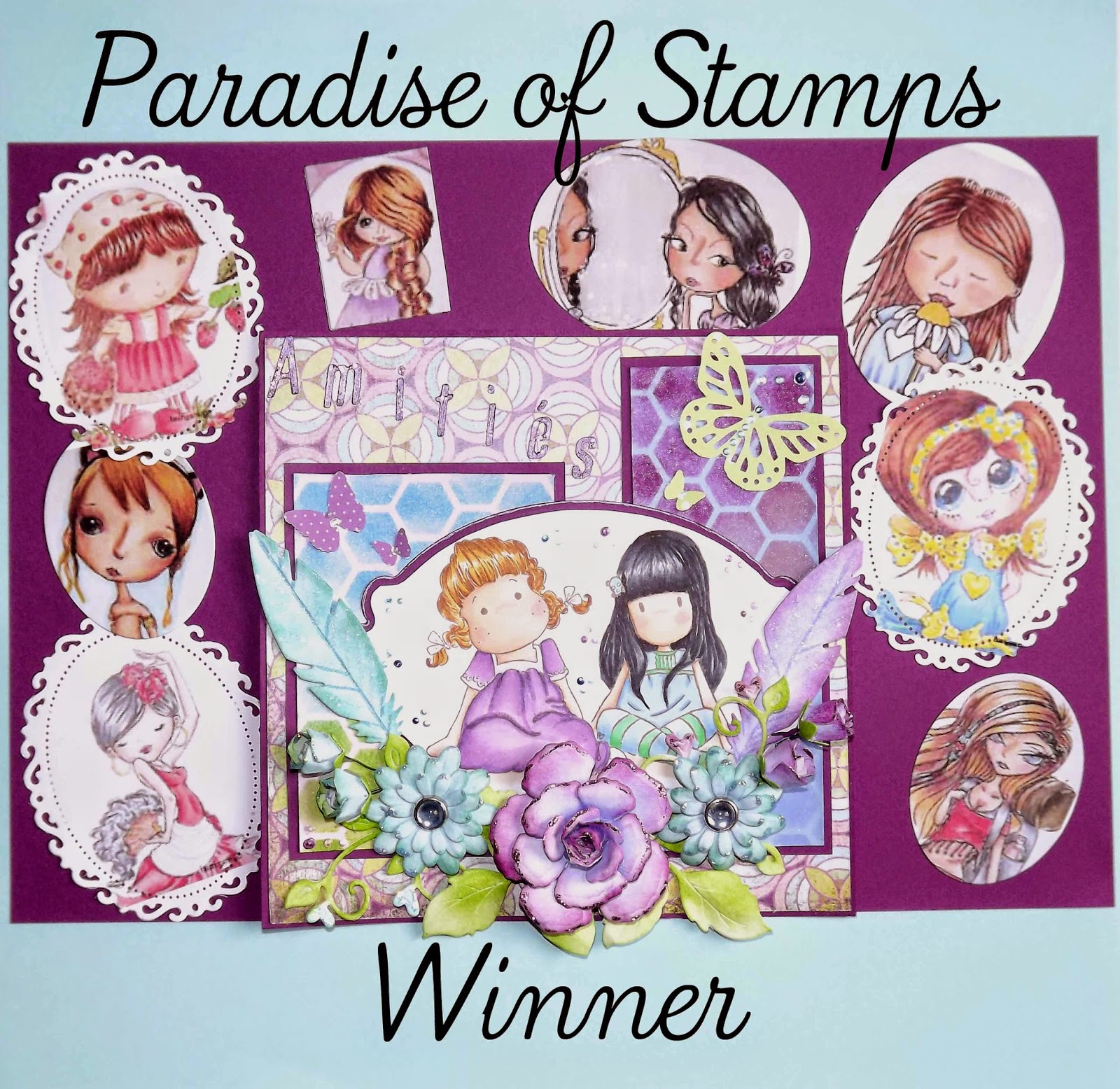 Paradise of Stamps Challenge #25 - School