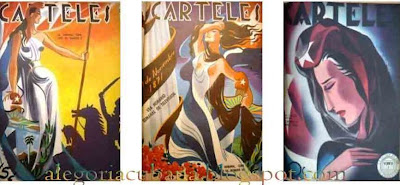 Portadas de Andrés con alegorías de Cuba