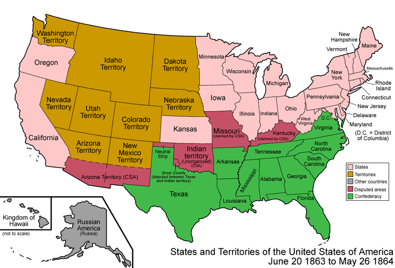 The Third Question What was THE only Confederate Territory of America?