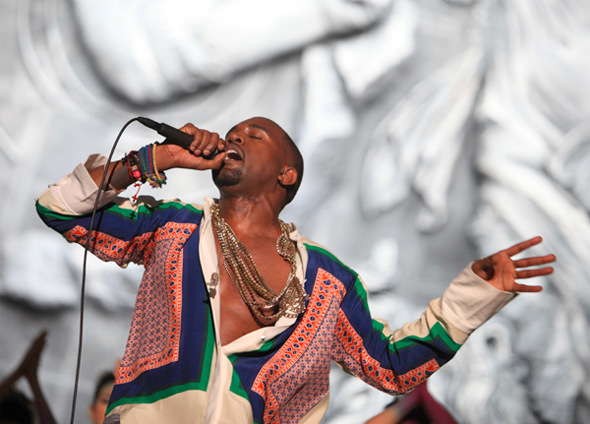 There was a long video clip of Kanye West’s Coachella performance floating around a few weeks ago.  Here’s the audio for the full performance.