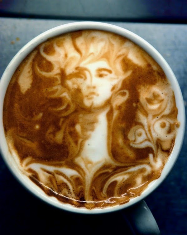 Gourmet coffee cup 10 amazing coffee art examples