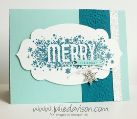 Stampin' Up! Seasonally Scattered Christmas card