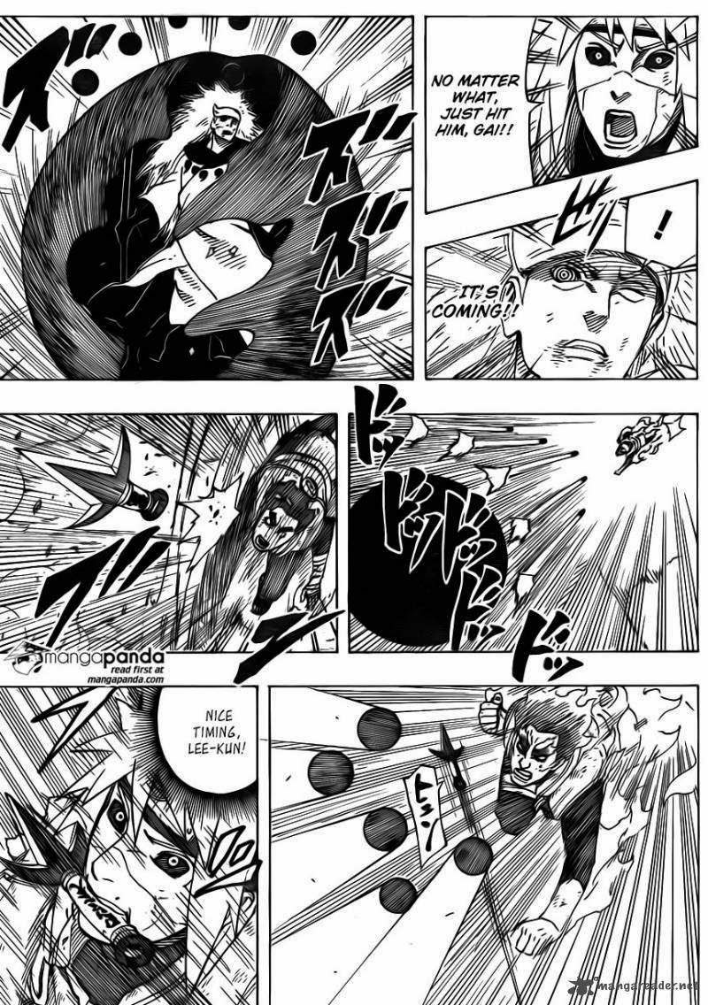 Eight Gates Released Formation - Naruto 669 - Anime Mate