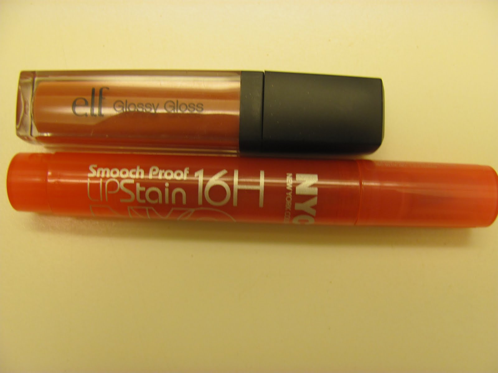 Live.Love.Beauty.♥ ELF Glossy Gloss & NYC Smooch Proof 16h Lip Stain!