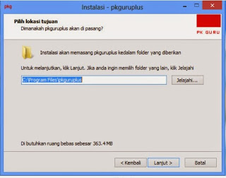 Proses Installer Aplikasi PK Guru