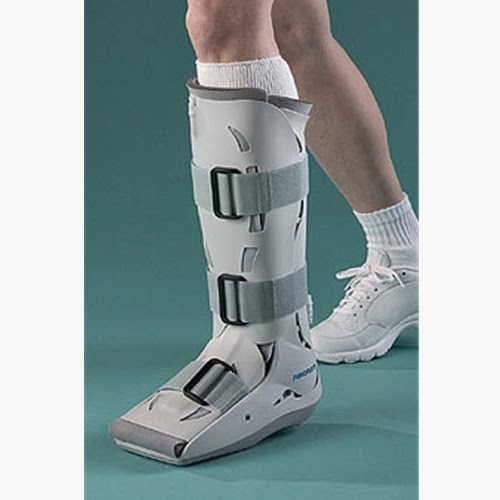 A Raramuri Living in Iowa Aircast Boot