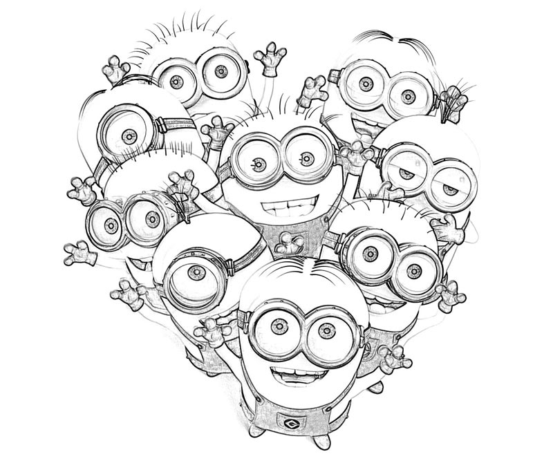 1 Despicable Me 2 Coloring Page