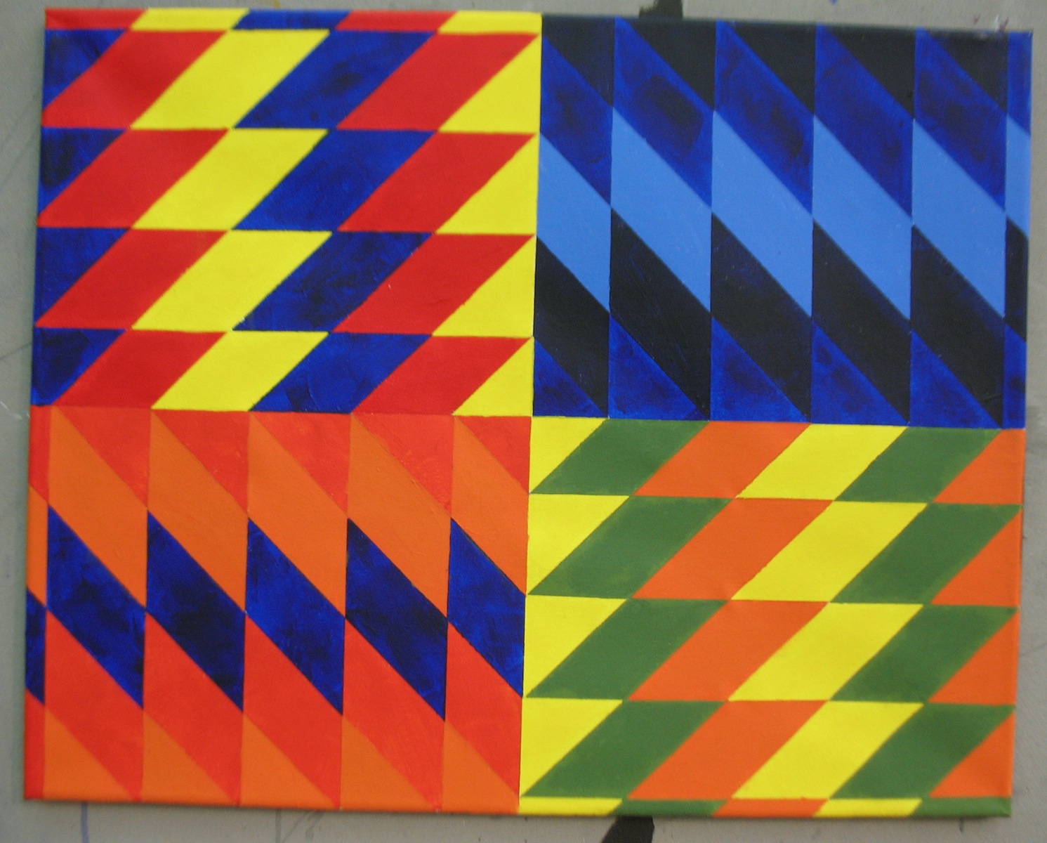 Introduction to Studio Art Project 7 Color Scheme Painting