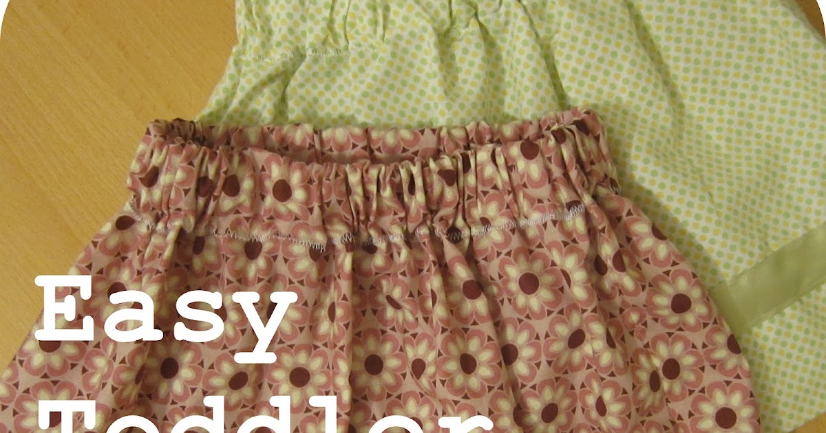 The Sewing Boutique Blog {Quick Tutorial} Easy Toddler Skirt