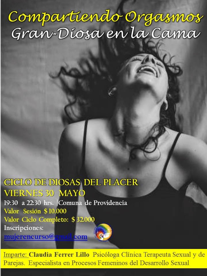 VIERNES 30 MAYO Compartiendo Orgasmos: Gran-Diosa en la Cama