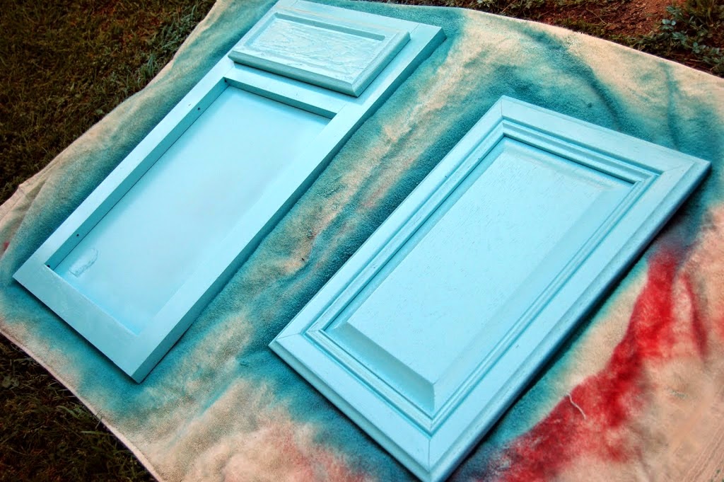 DIY Upcycle Cupboard Door into Art Desk Handy DIY