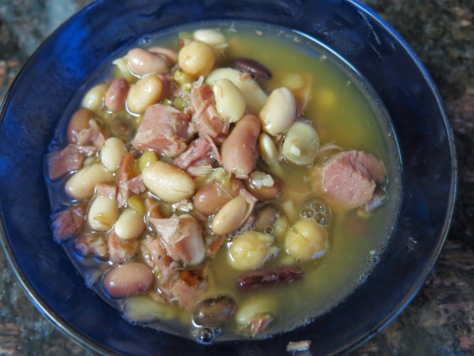 Egg Allergy Cooking Ham and Beans {Slowcooker}