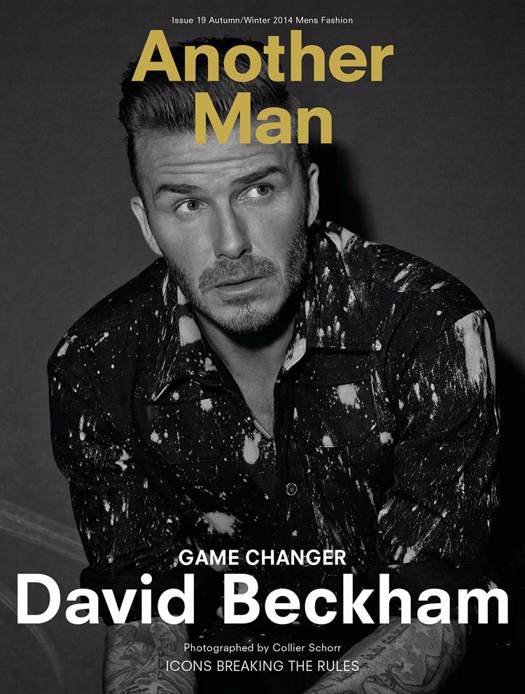 David Beckham For Another Man Fall Winter 2014